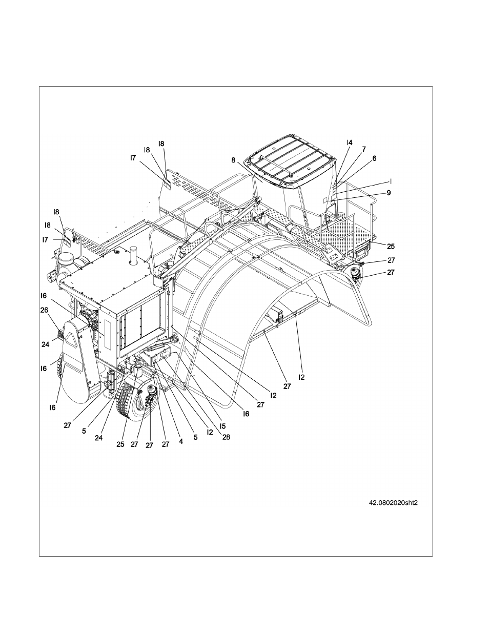 07 asm: lx1214 decal tunnel side | Ag-Bag LX1214 User Manual | Page 84 / 308