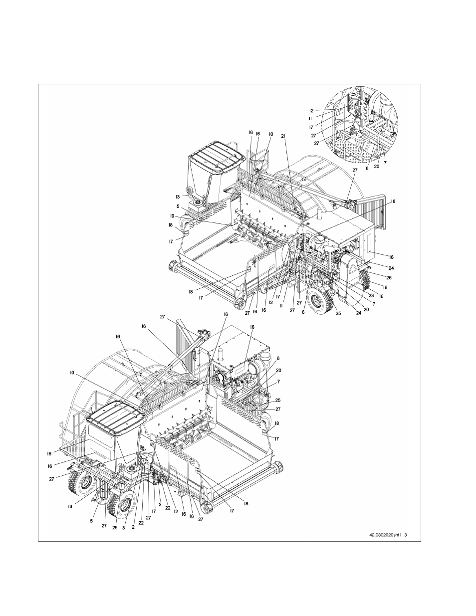 08 asm: lx1214 decal feed table side | Ag-Bag LX1214 User Manual | Page 86 / 308