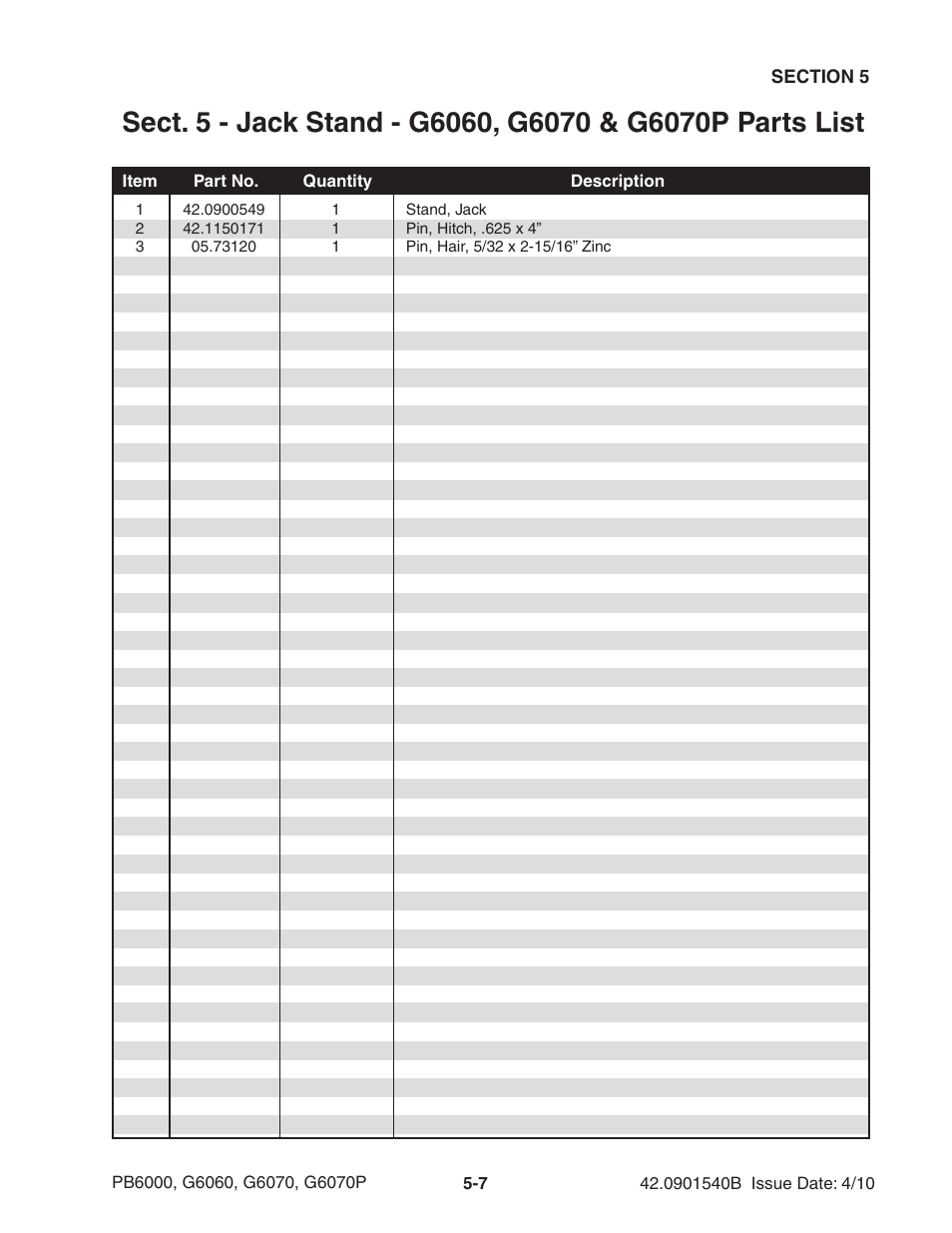 Ag-Bag G6070P User Manual | Page 65 / 128
