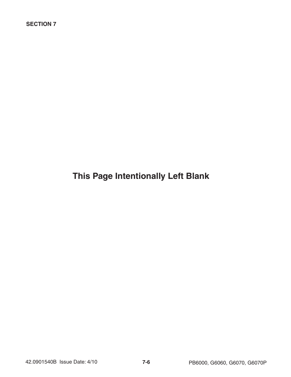 This page intentionally left blank | Ag-Bag G6070P User Manual | Page 82 / 128