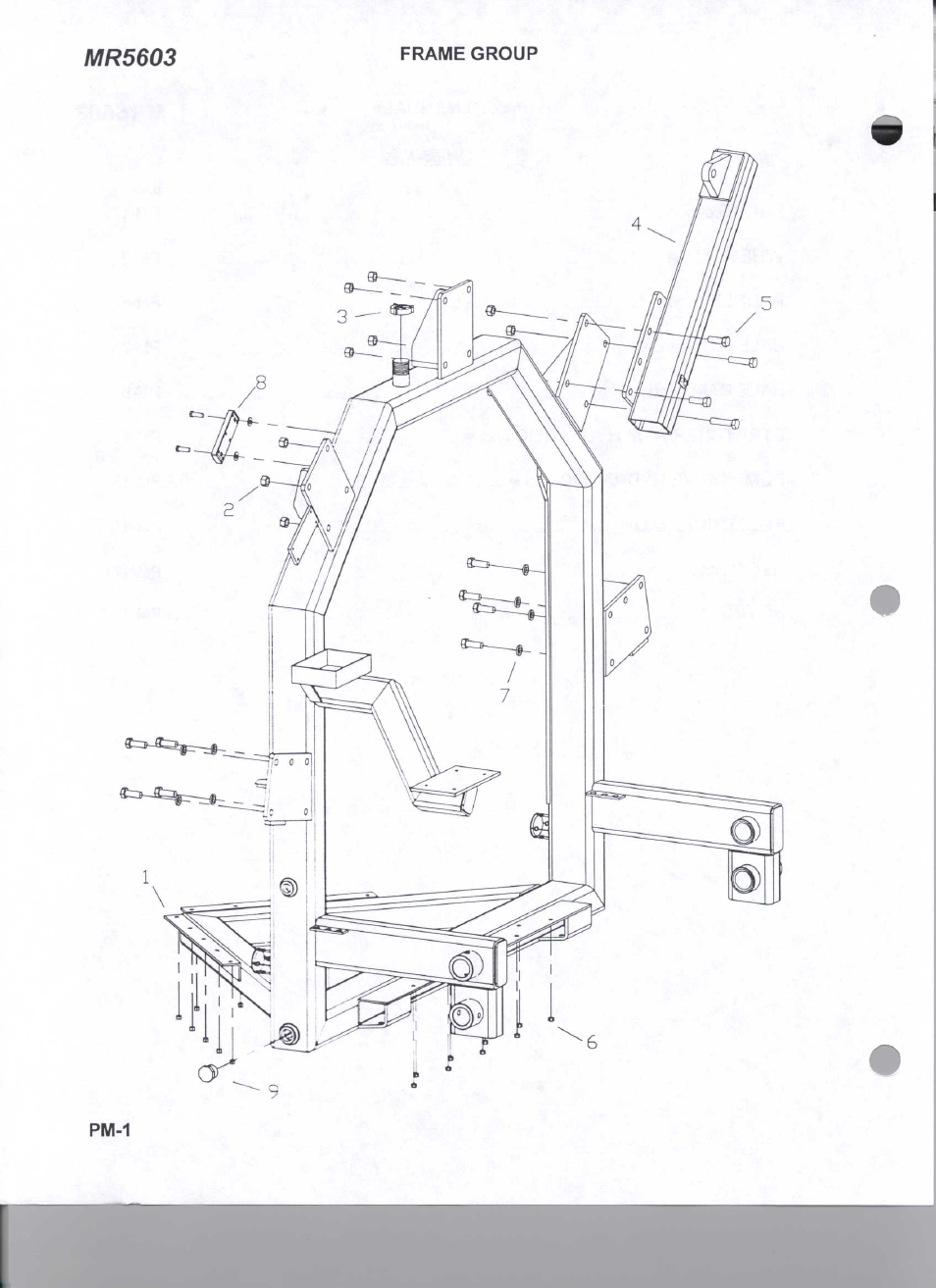 Frame group | Ag-Bag MR5603 User Manual | Page 2 / 19