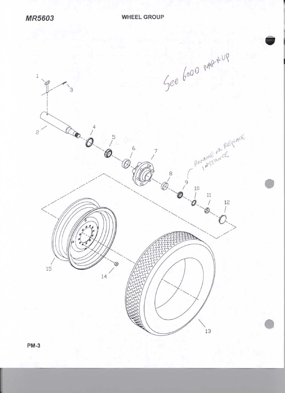Wheel group | Ag-Bag MR5603 User Manual | Page 4 / 19