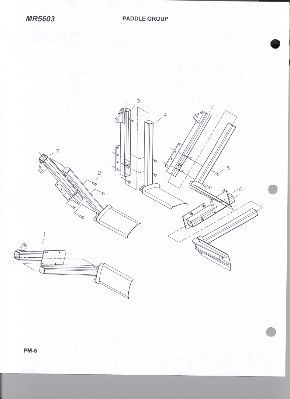 Paddle group | Ag-Bag MR5603 User Manual | Page 6 / 19