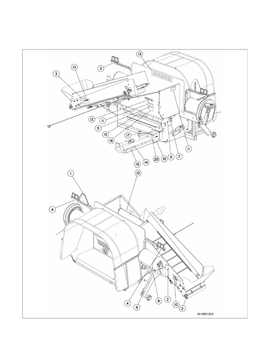 02 safety signs & decals - pb6000 | Ag-Bag PB6000 User Manual | Page 34 / 58