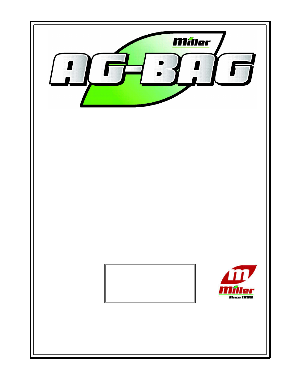 Ag-Bag G6060 User Manual | 86 pages