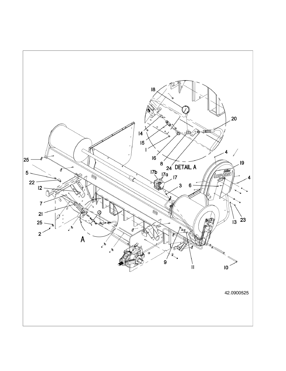 01 brake assembly - g6060 | Ag-Bag G6060 User Manual | Page 38 / 86