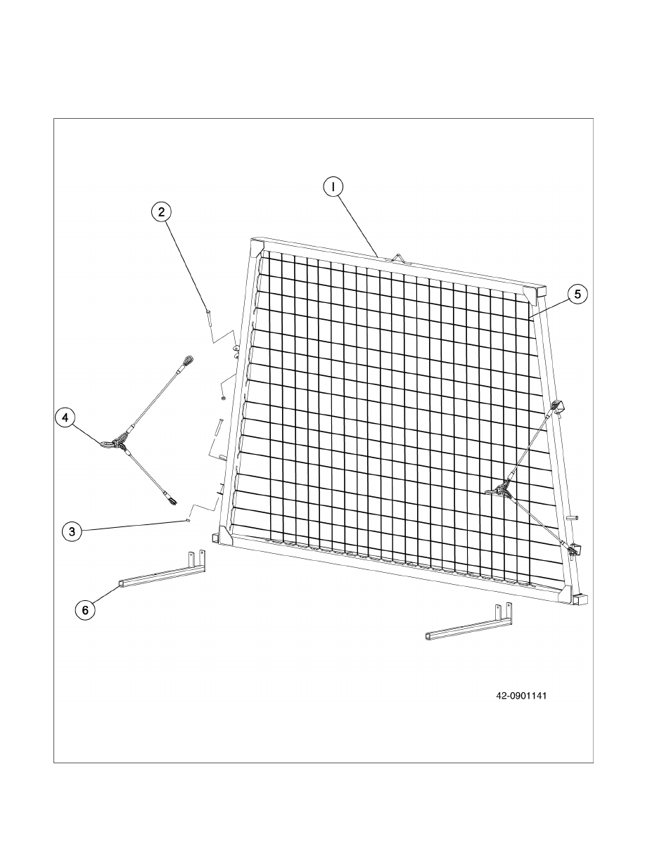 Section 5 - backstop & jackstand, 01 backstop, steel | Ag-Bag G6070P User Manual | Page 46 / 94