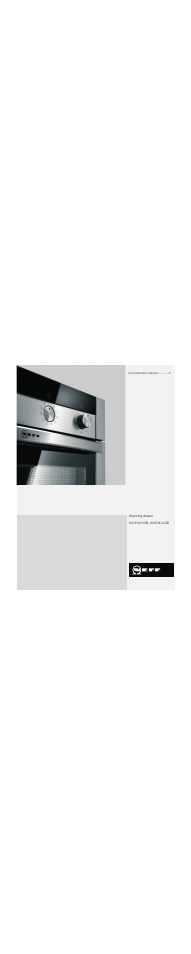 Neff N21H40N3 User Manual | 8 pages