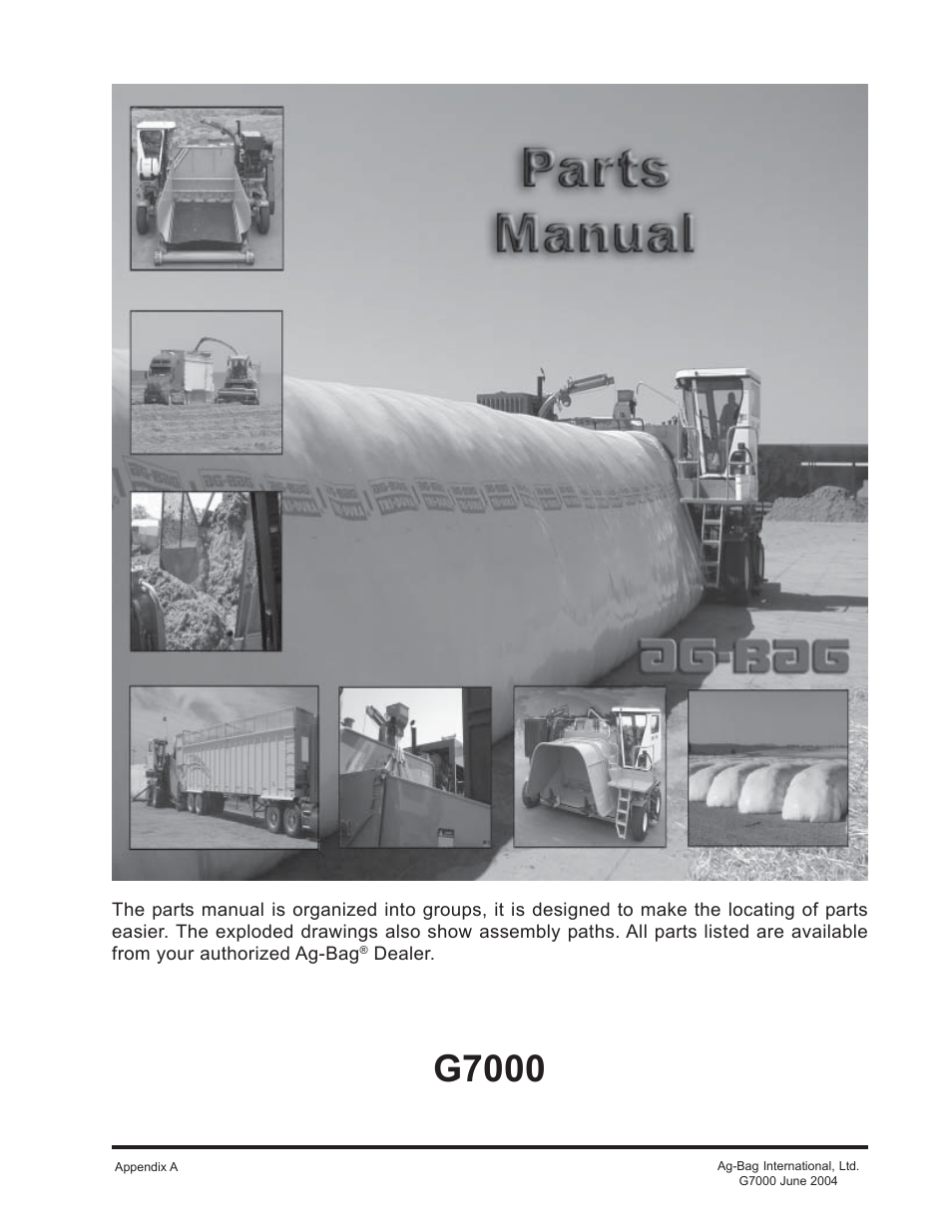 Ag-Bag G7000 User Manual | 57 pages