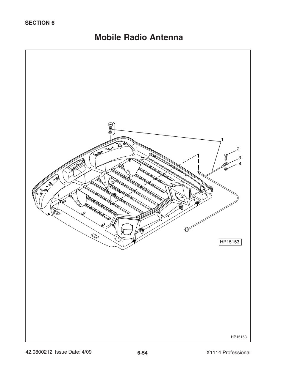 Mobile radio antenna | Ag-Bag X1114 Bagger User Manual | Page 148 / 262