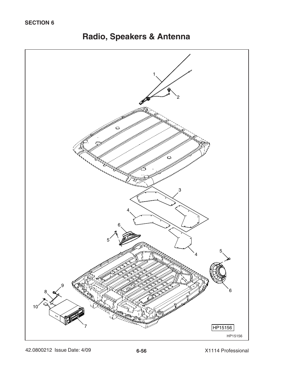 Radio, speakers & antenna | Ag-Bag X1114 Bagger User Manual | Page 150 / 262