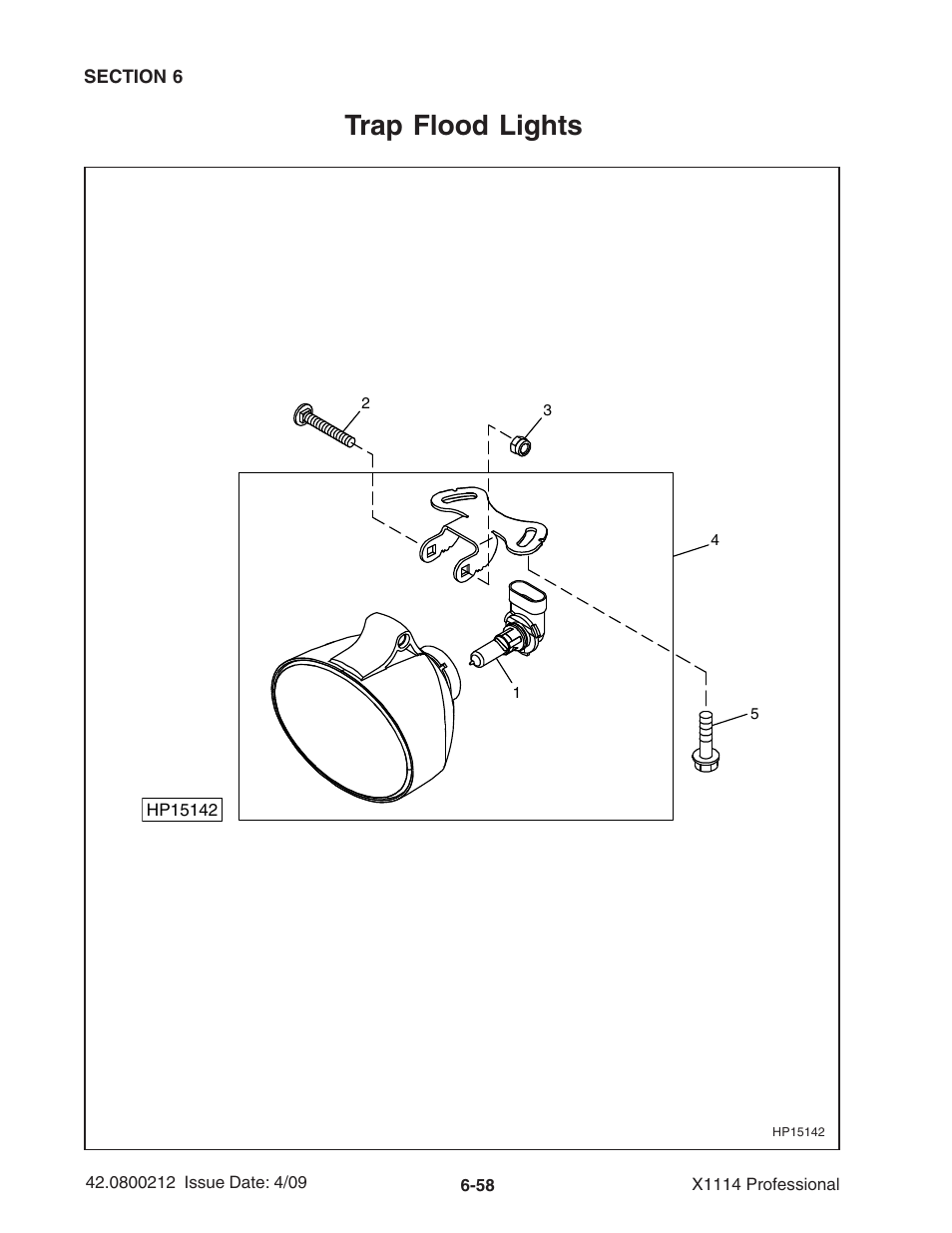 Trap flood lights | Ag-Bag X1114 Bagger User Manual | Page 152 / 262