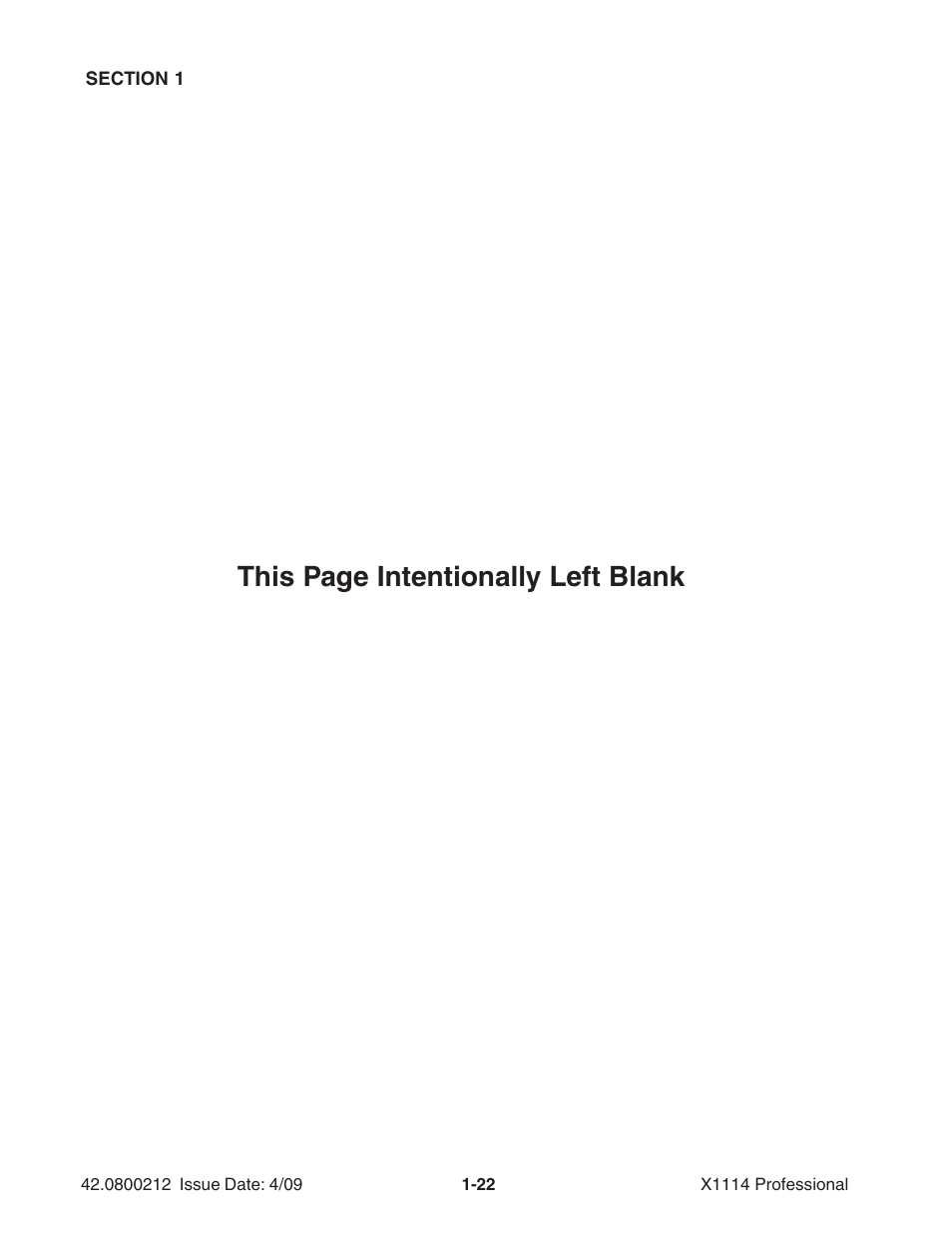 This page intentionally left blank | Ag-Bag X1114 Bagger User Manual | Page 30 / 262