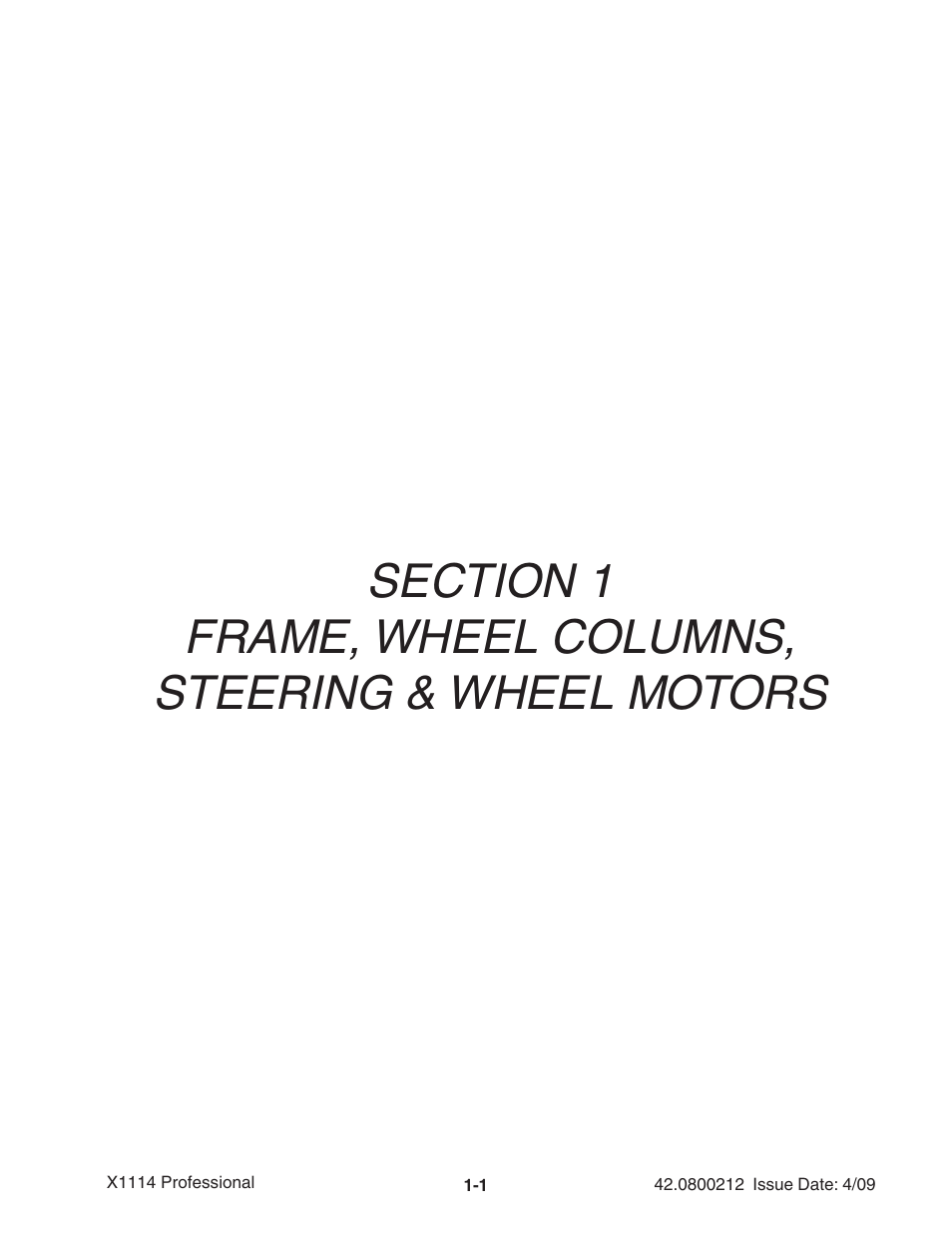 Ag-Bag X1114 Bagger User Manual | Page 9 / 262