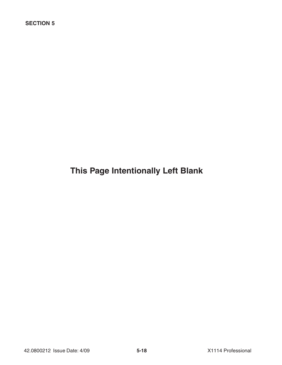 This page intentionally left blank | Ag-Bag X1114 Bagger User Manual | Page 94 / 262