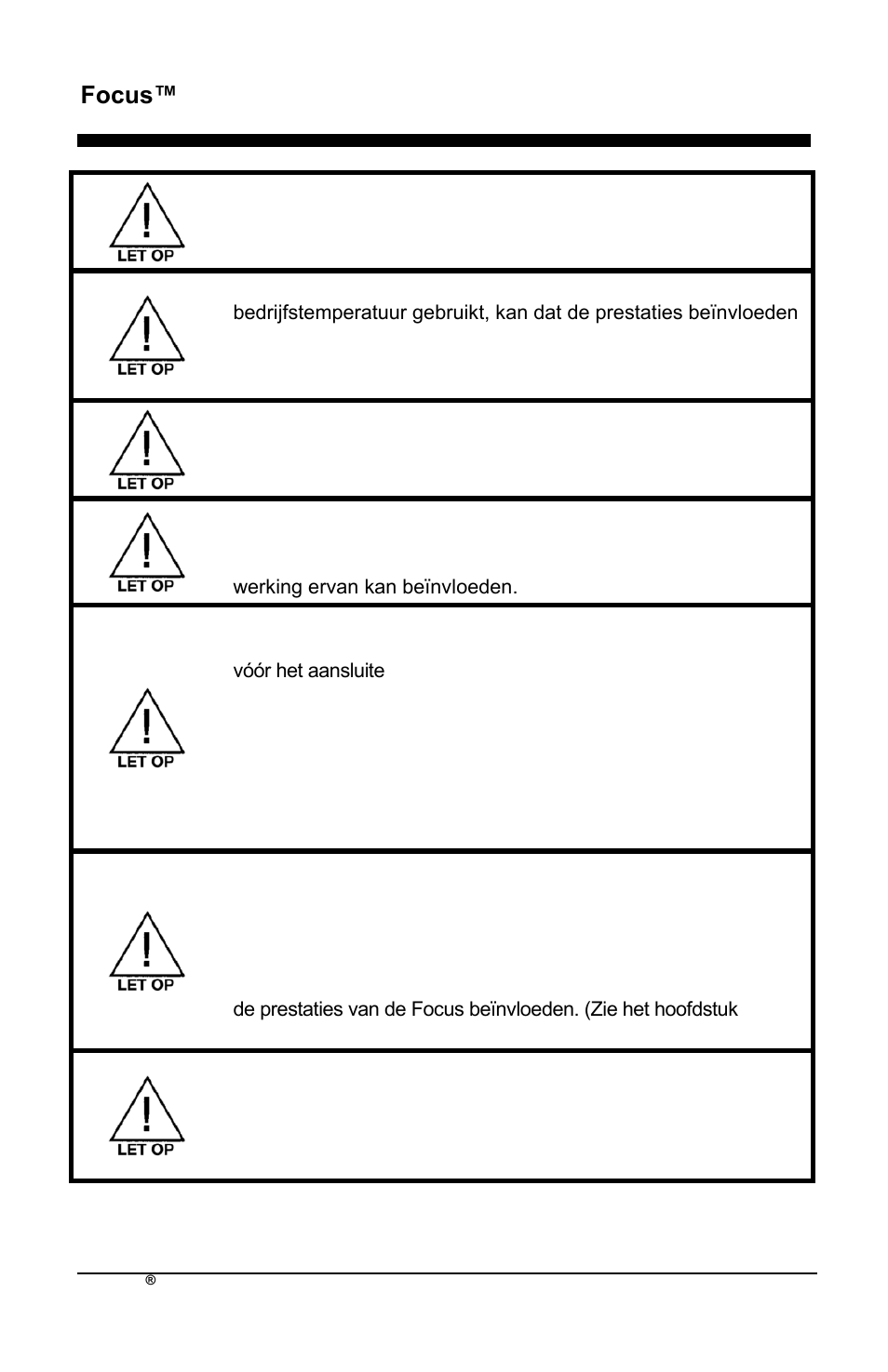 Focus™ nl | AirSep MN172-1 User Manual | Page 285 / 502