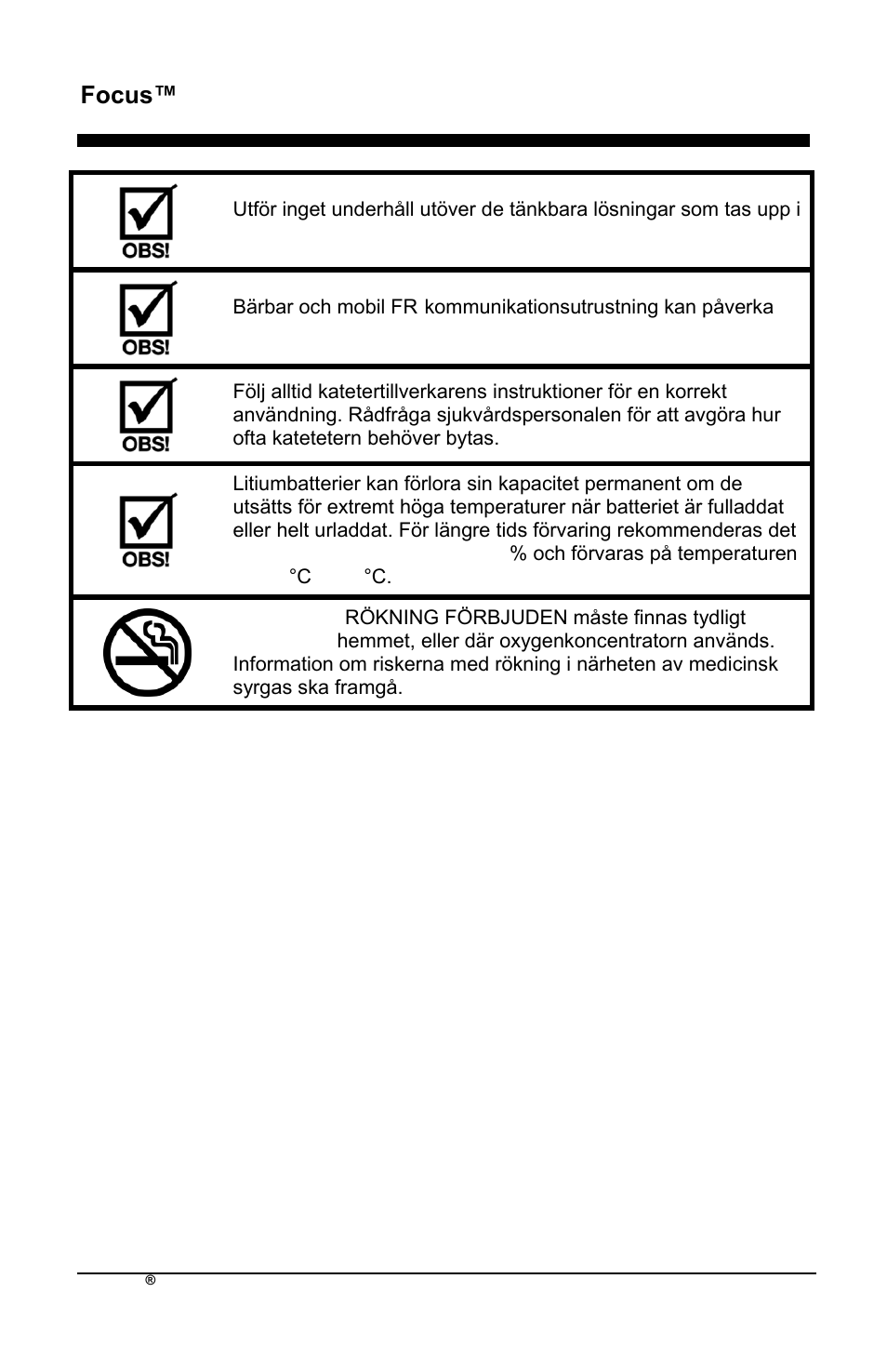 Focus™ sv | AirSep MN172-1 User Manual | Page 379 / 502