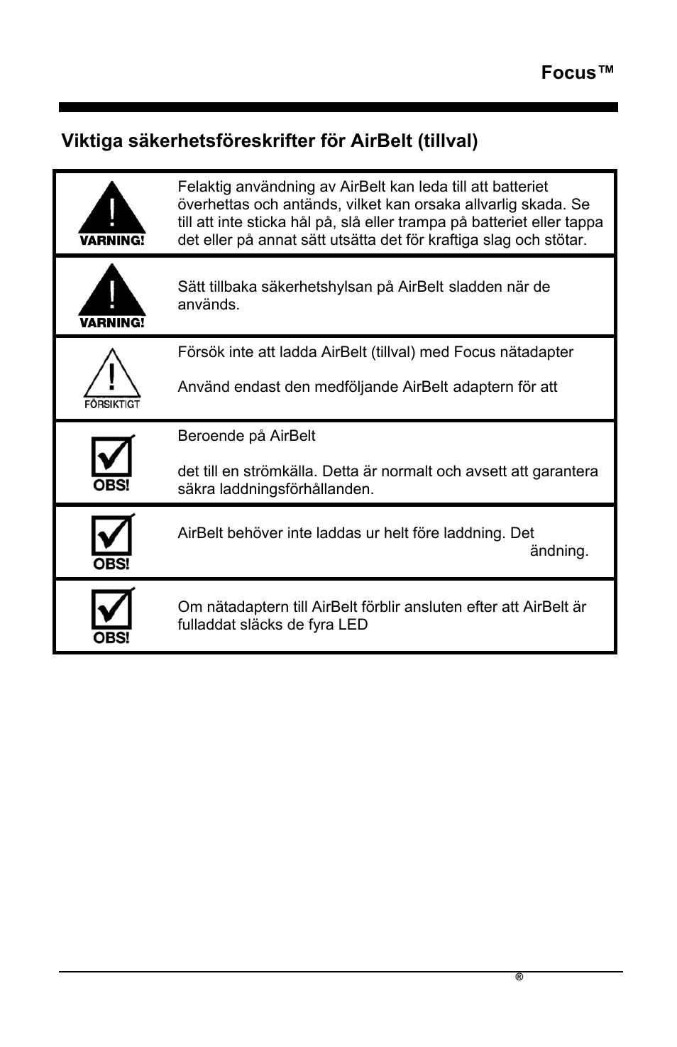 Focus | AirSep MN172-1 User Manual | Page 380 / 502