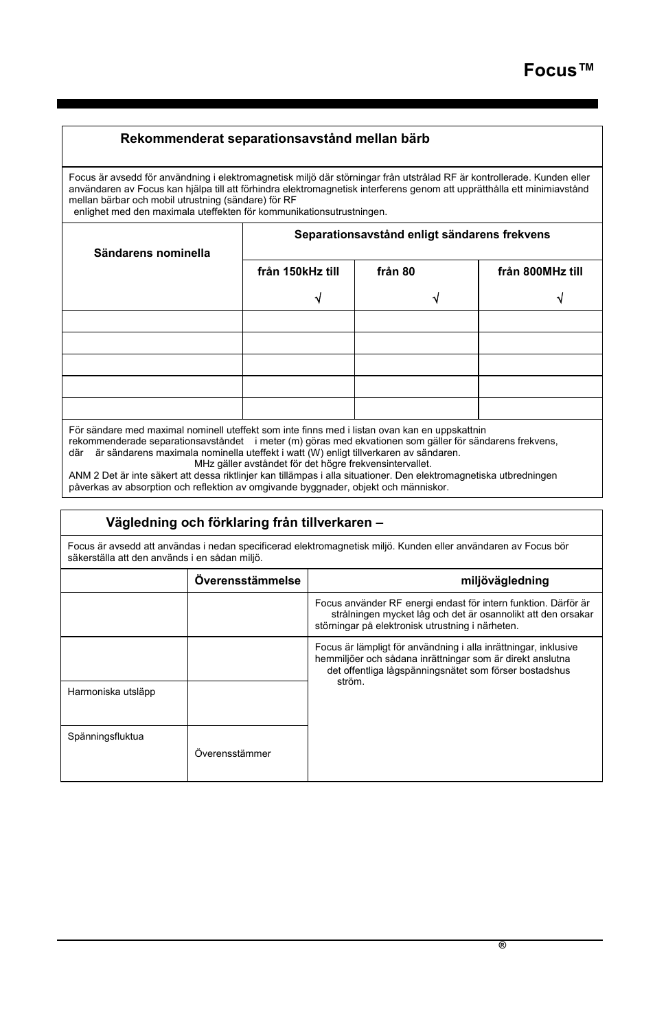 Focus, Sv-40 airsep | AirSep MN172-1 User Manual | Page 410 / 502