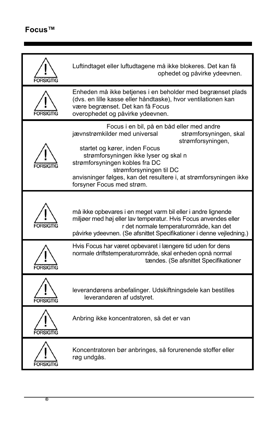 Focus™ da | AirSep MN172-1 User Manual | Page 421 / 502