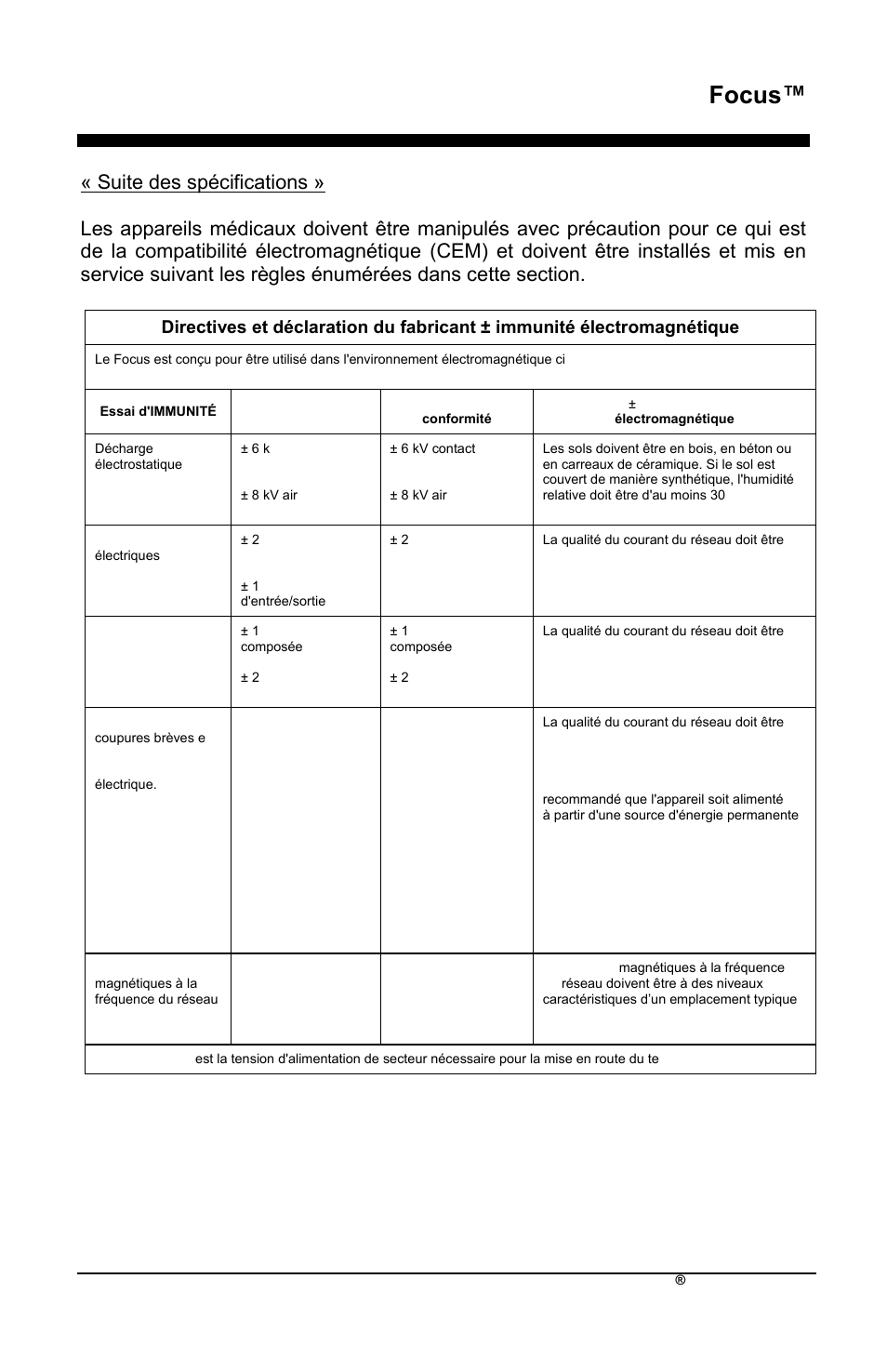 Fr focus, Fr-40 airsep | AirSep MN172-1 User Manual | Page 44 / 502