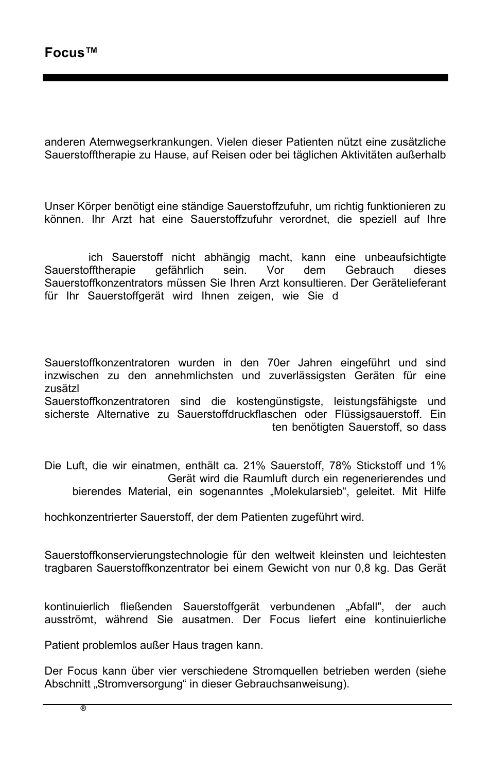Focus™ de, Warum ihr arzt sauerstoff verordnet hat | AirSep MN172-1 User Manual | Page 53 / 502