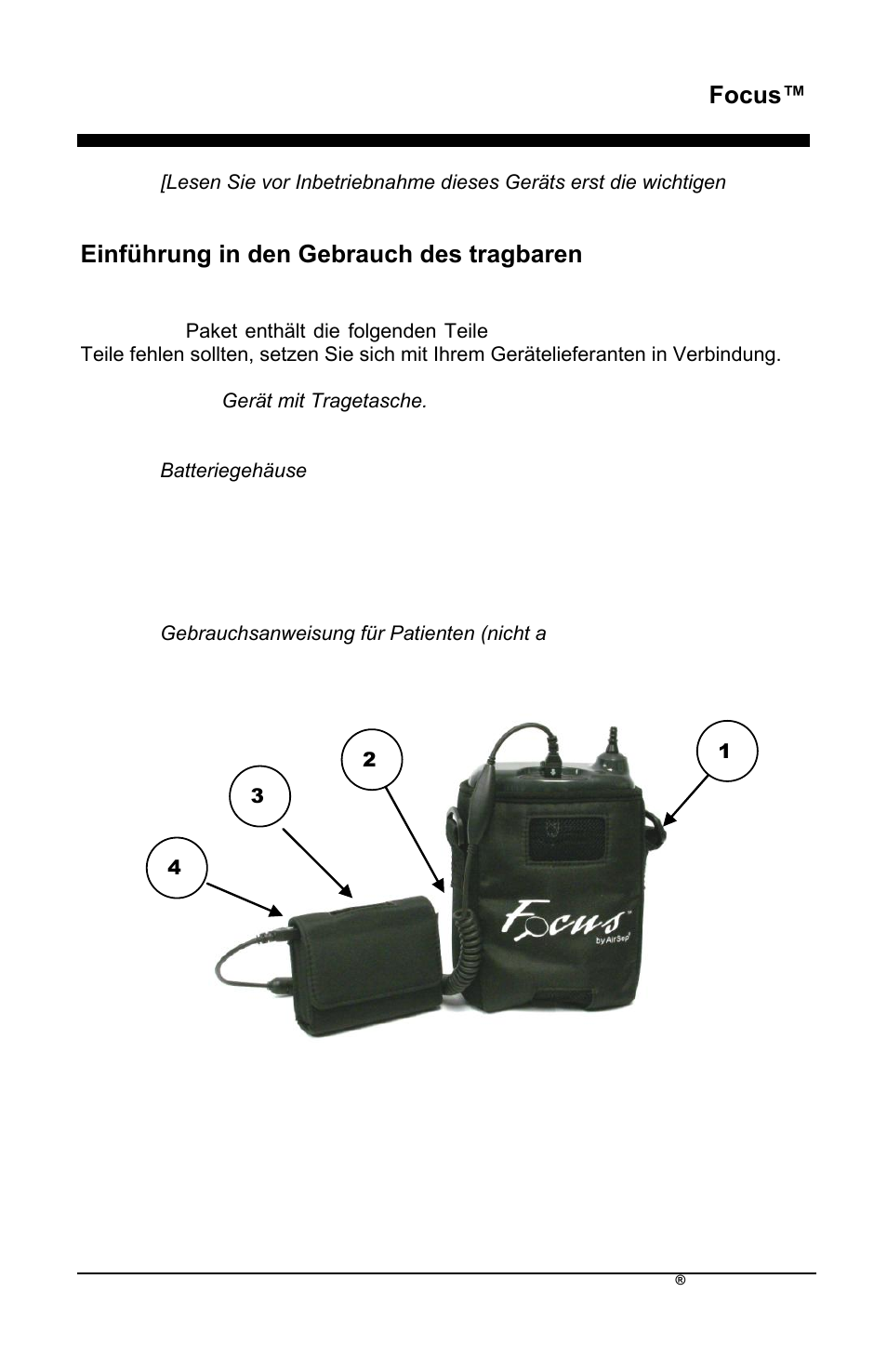 Focus | AirSep MN172-1 User Manual | Page 62 / 502