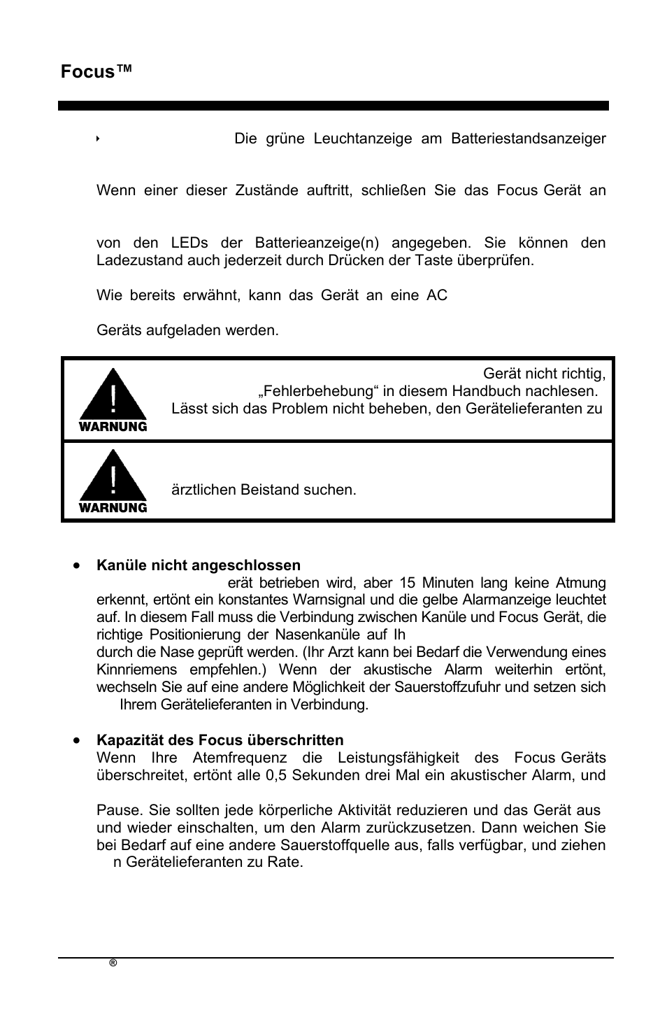 Focus™ de | AirSep MN172-1 User Manual | Page 79 / 502