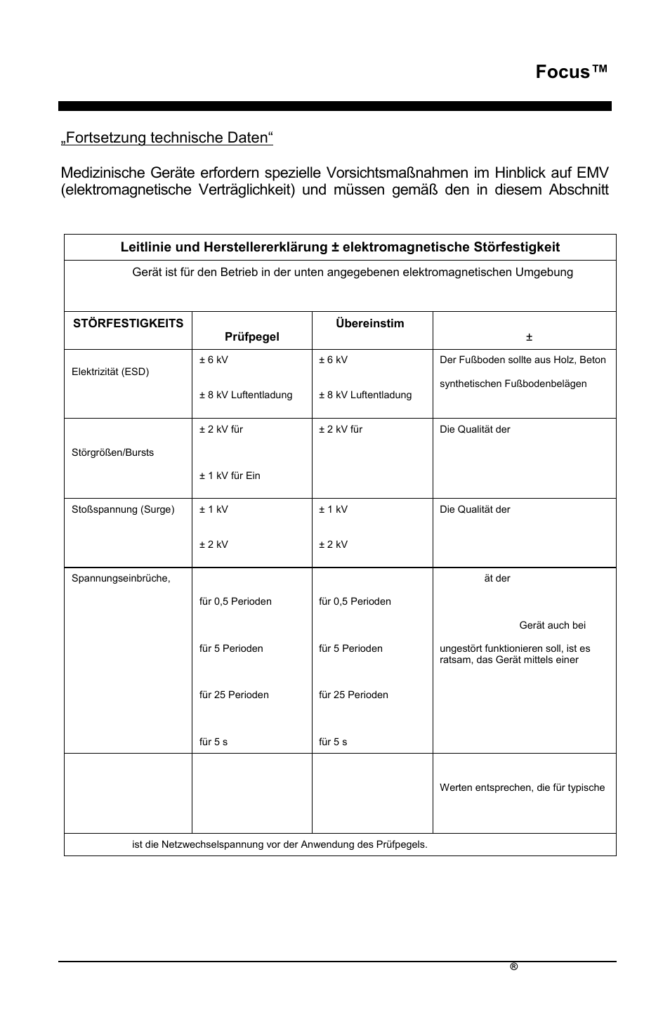 Focus, De-40 airsep | AirSep MN172-1 User Manual | Page 90 / 502