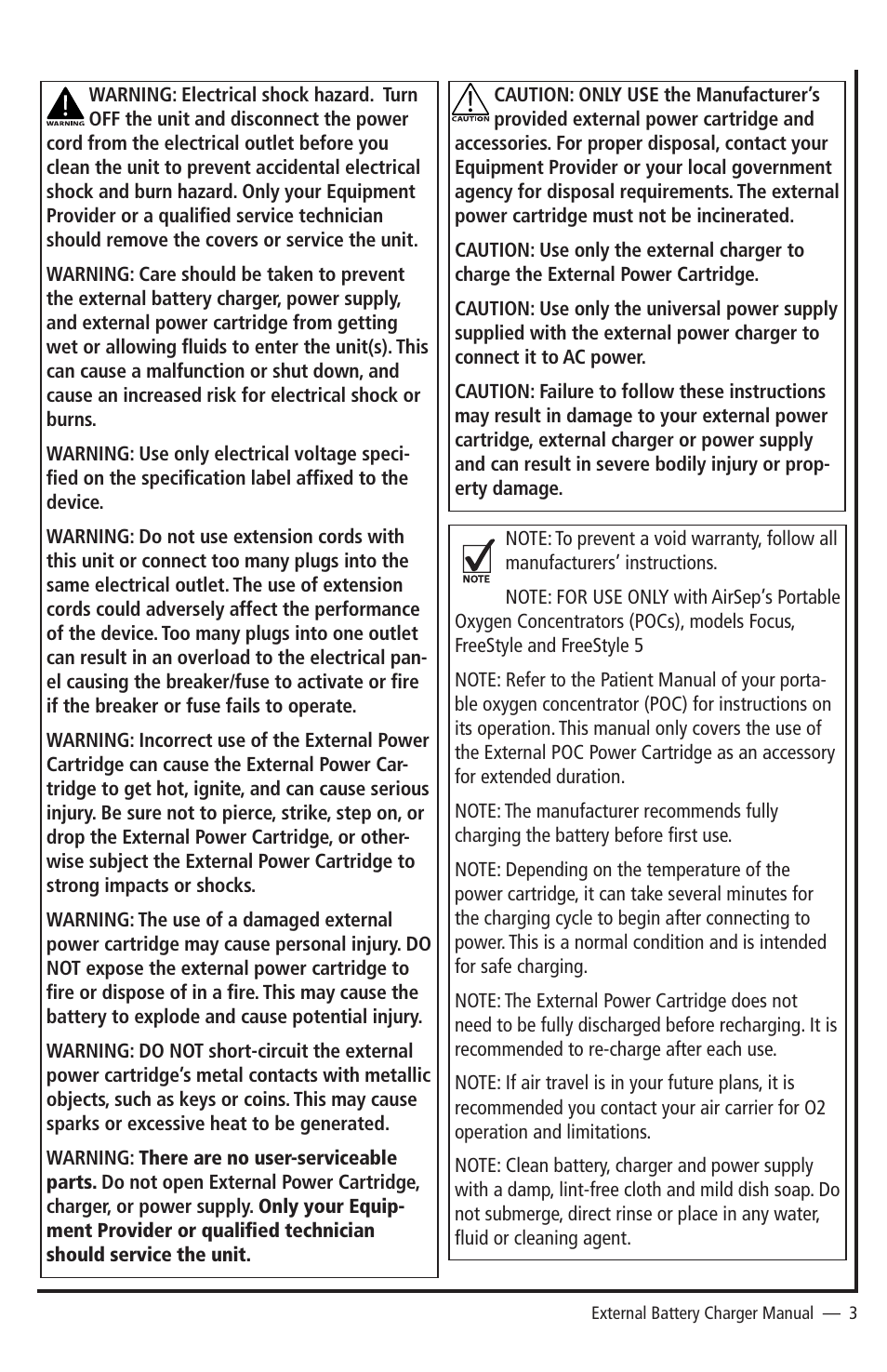 AirSep MN189-1 User Manual | Page 3 / 12