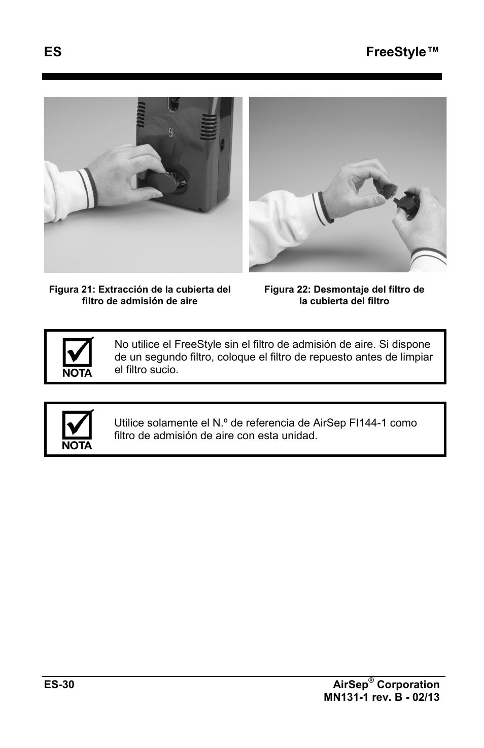 Freestyle | AirSep MN131-1 B User Manual | Page 138 / 556