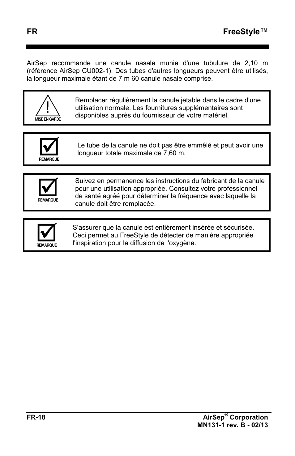 Freestyle | AirSep MN131-1 B User Manual | Page 22 / 556