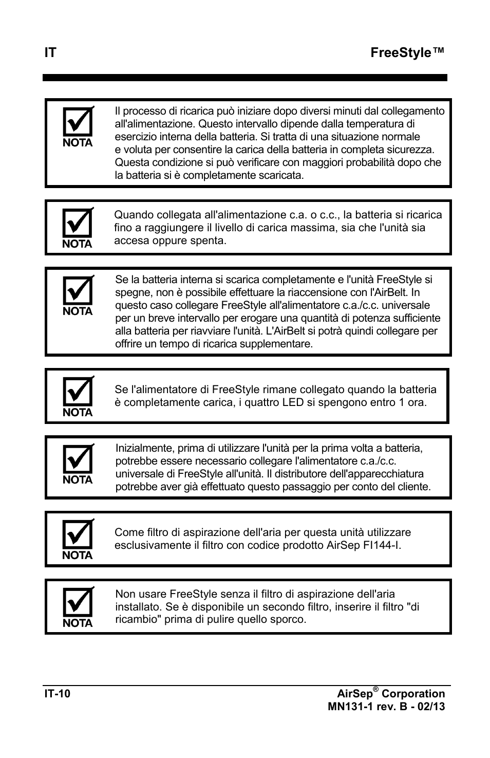 Freestyle | AirSep MN131-1 B User Manual | Page 272 / 556