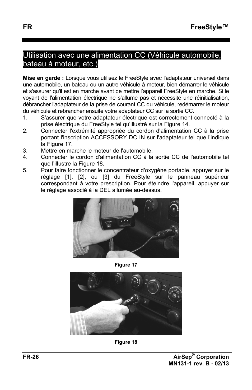 Freestyle | AirSep MN131-1 B User Manual | Page 30 / 556