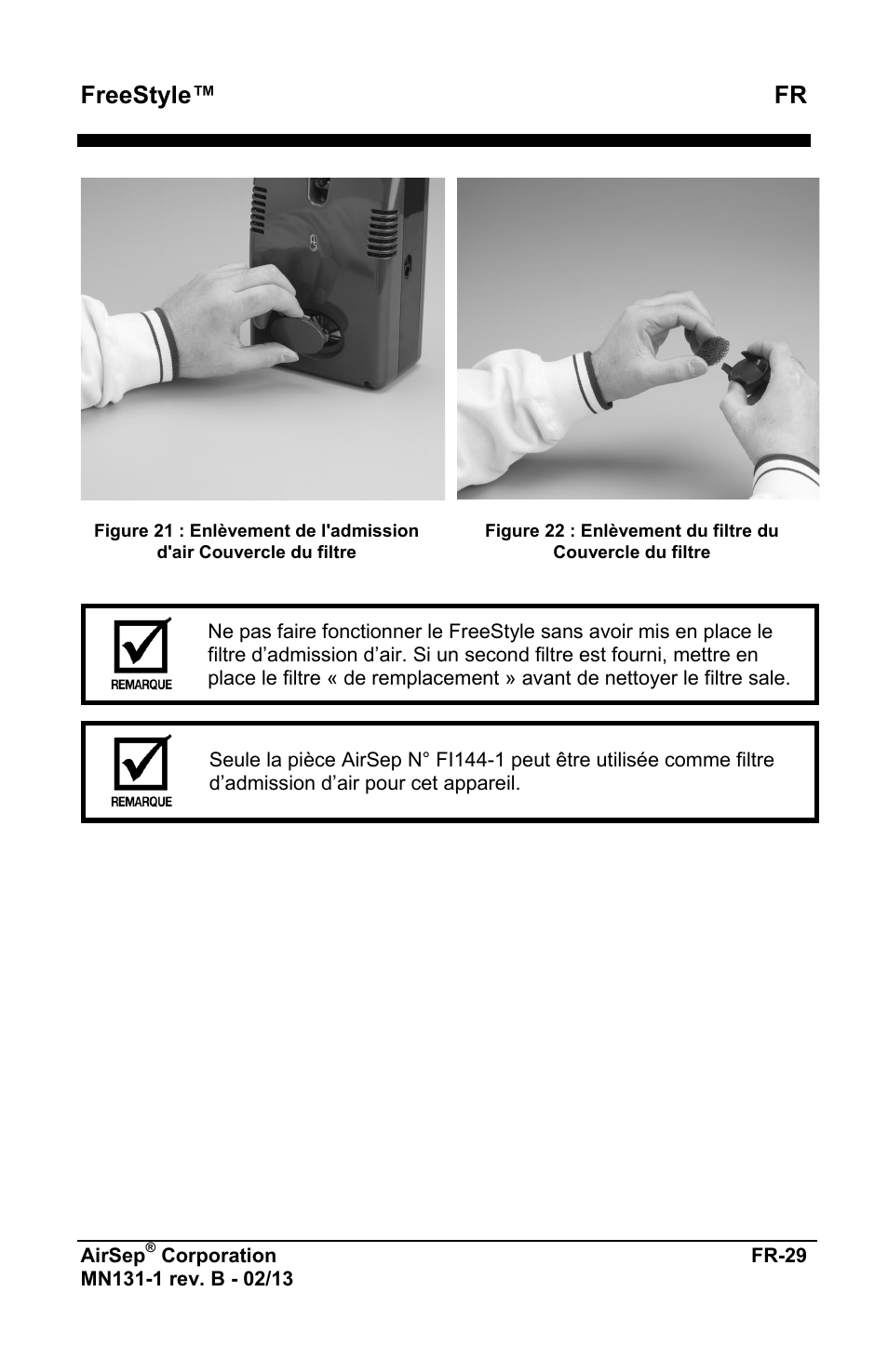 Freestyle™ fr | AirSep MN131-1 B User Manual | Page 33 / 556