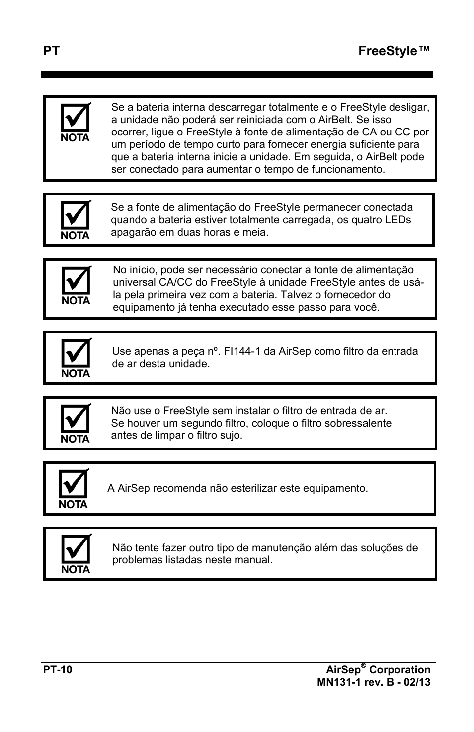 Freestyle | AirSep MN131-1 B User Manual | Page 374 / 556