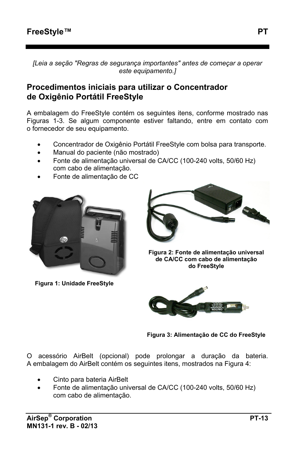 Freestyle™ pt | AirSep MN131-1 B User Manual | Page 377 / 556