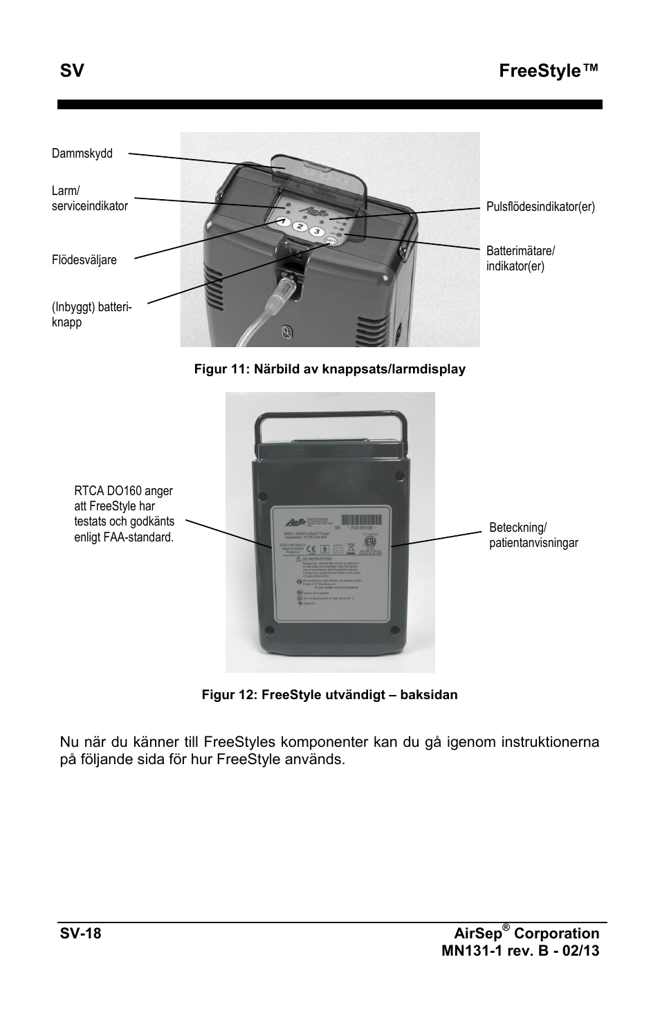 Freestyle | AirSep MN131-1 B User Manual | Page 432 / 556