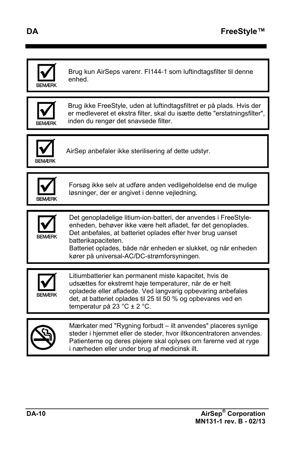 Freestyle | AirSep MN131-1 B User Manual | Page 472 / 556