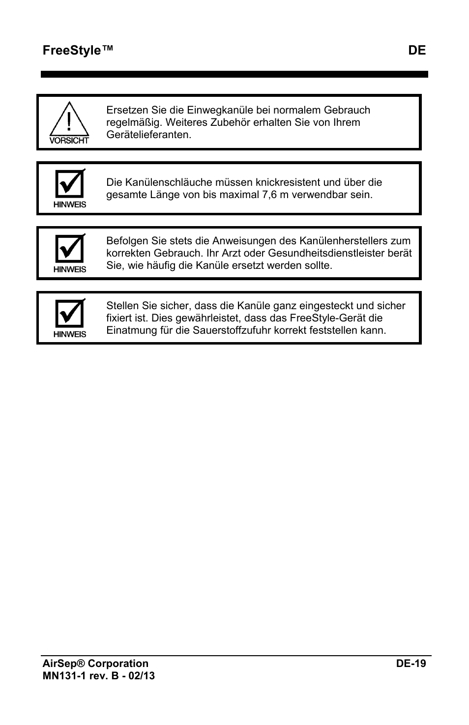 AirSep MN131-1 B User Manual | Page 75 / 556