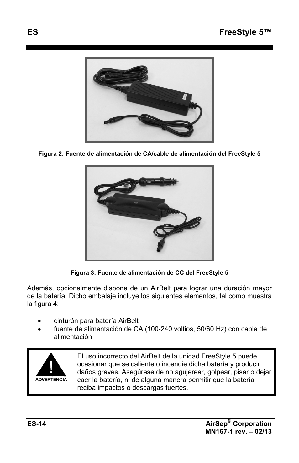 Freestyle 5 | AirSep MN167-1 User Manual | Page 114 / 520