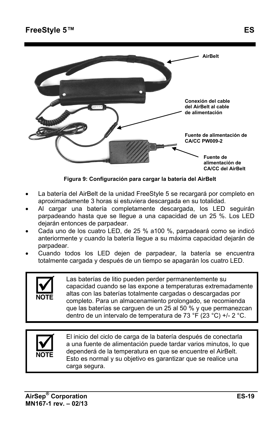 Freestyle 5™ es | AirSep MN167-1 User Manual | Page 119 / 520