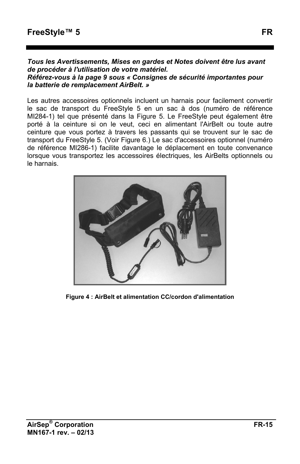 Freestyle™ 5 fr | AirSep MN167-1 User Manual | Page 19 / 520