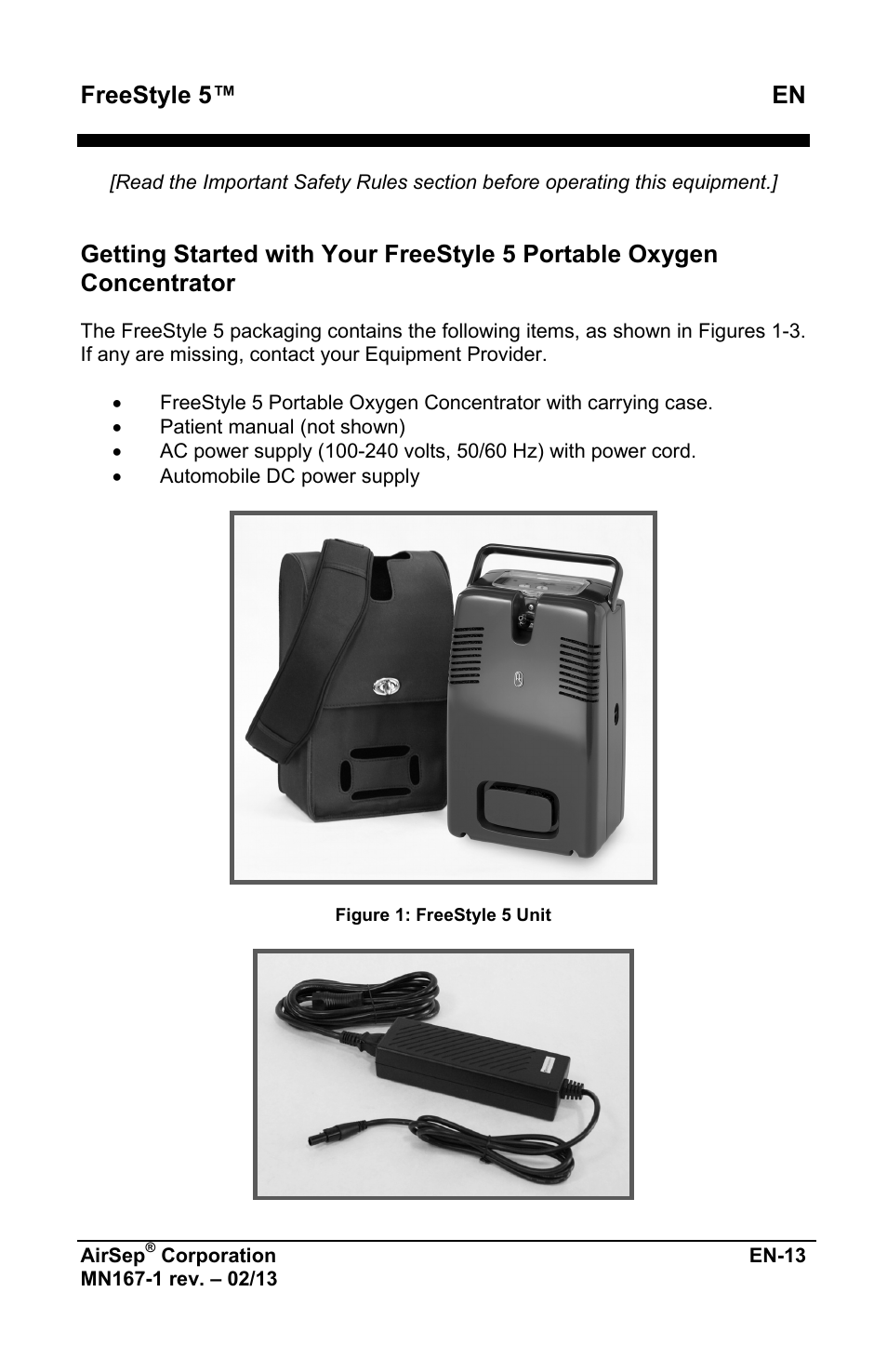 Freestyle 5™ en | AirSep MN167-1 User Manual | Page 209 / 520