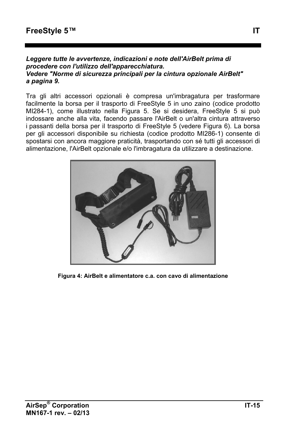 Freestyle 5™ it | AirSep MN167-1 User Manual | Page 257 / 520