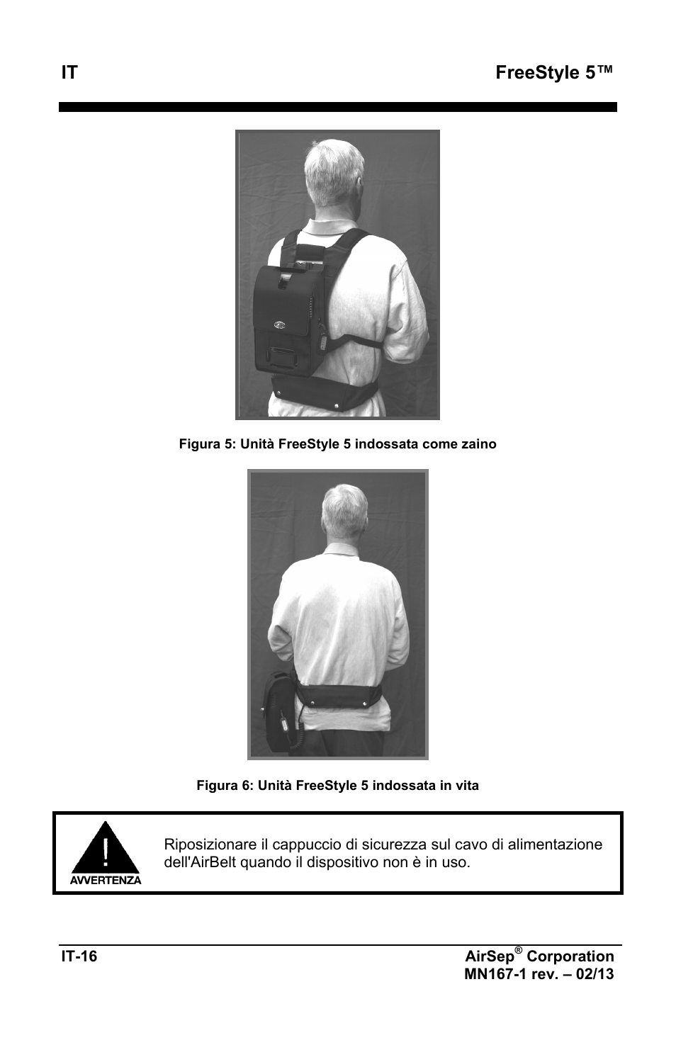 It freestyle 5 | AirSep MN167-1 User Manual | Page 258 / 520