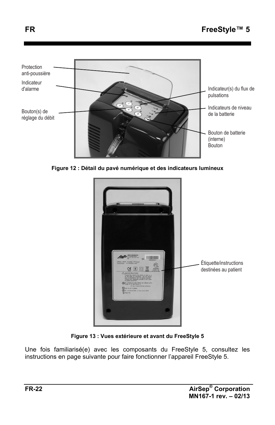Fr freestyle™ 5 | AirSep MN167-1 User Manual | Page 26 / 520