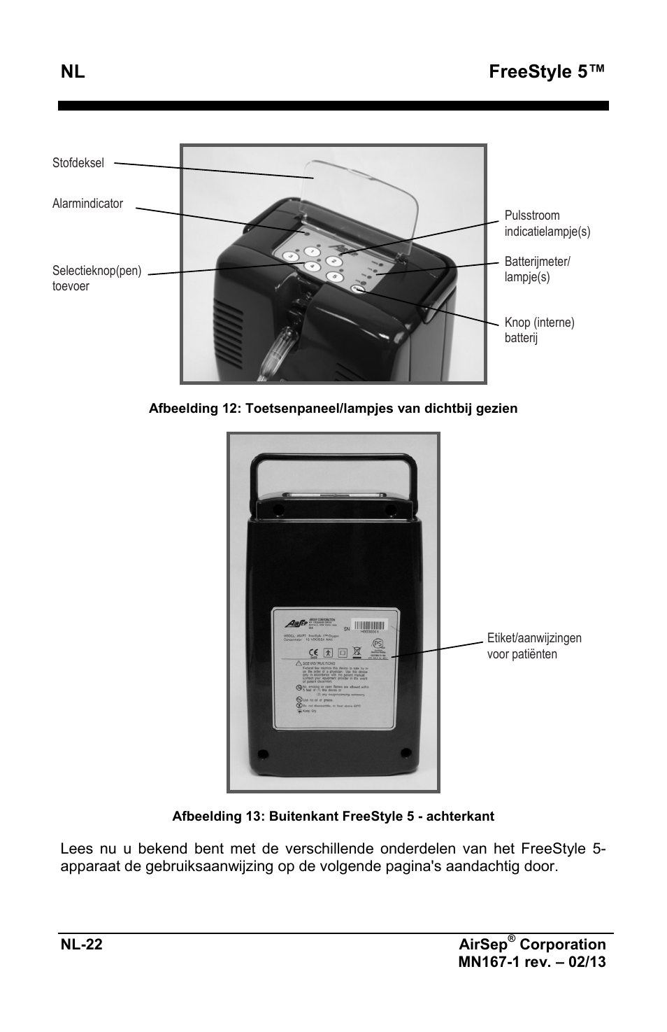 Freestyle 5 | AirSep MN167-1 User Manual | Page 312 / 520