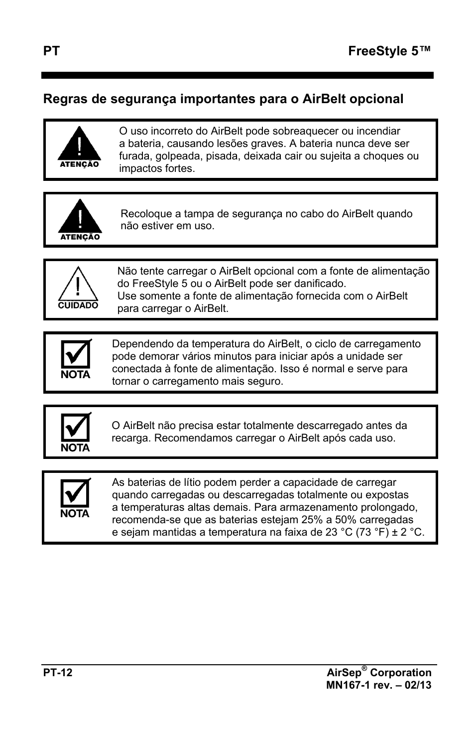 Pt freestyle 5 | AirSep MN167-1 User Manual | Page 348 / 520