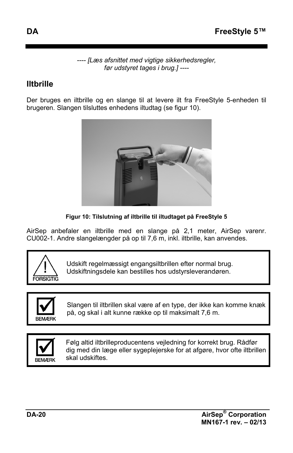 Freestyle 5, Iltbrille | AirSep MN167-1 User Manual | Page 448 / 520